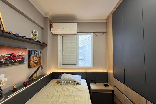 Quarto 1 de apartamento à venda com 3 quartos, 79m² em Centro, São Bernardo do Campo