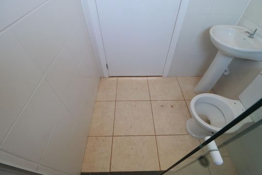 Banheiro  de apartamento para alugar com 2 quartos, 52m² em Conjunto Habitacional Jardim das Palmeiras, Ribeirão Preto