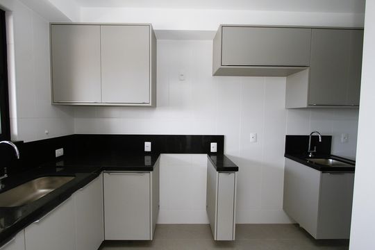 Cozinha de apartamento à venda com 3 quartos, 86m² em Gutierrez, Belo Horizonte