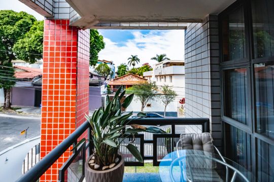 Varanda de apartamento à venda com 3 quartos, 130m² em Santa Amelia, Belo Horizonte