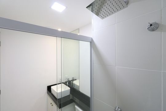 Banheiro  de apartamento para alugar com 2 quartos, 41m² em Lapa de Baixo, São Paulo