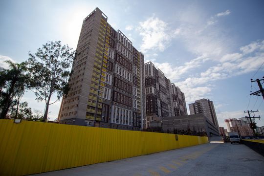 Fachada de apartamento para alugar com 2 quartos, 46m² em Jardim Santa Rosália, Sorocaba