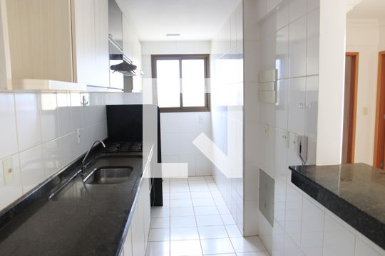 Cozinha e Área de Serviço de apartamento à venda com 2 quartos, 69m² em Alto da Glória, Goiânia