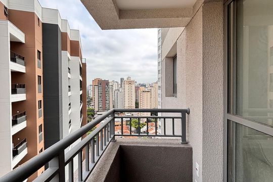 Varanda de apartamento para alugar com 2 quartos, 40m² em Vila Nova Conceição, São Paulo