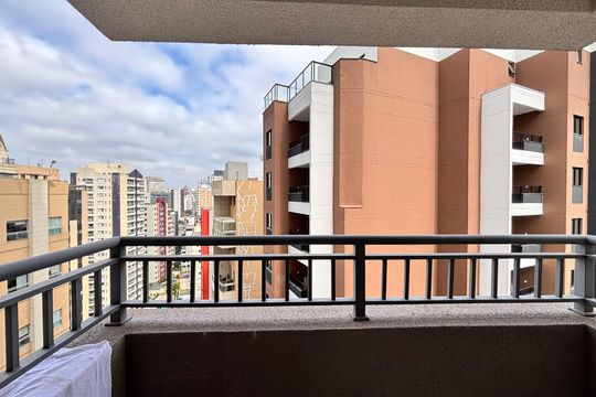 Varanda de apartamento para alugar com 2 quartos, 40m² em Vila Nova Conceição, São Paulo