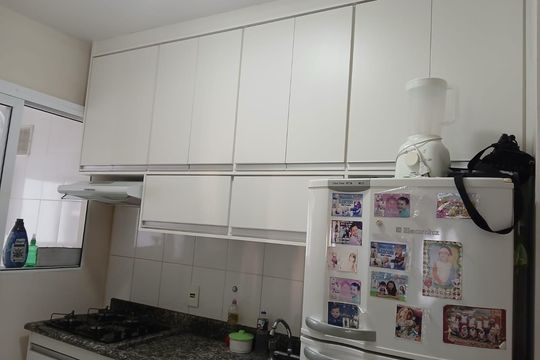Cozinha de apartamento à venda com 3 quartos, 70m² em Vila Goncalves, São Bernardo do Campo