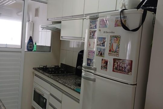 Cozinha de apartamento à venda com 3 quartos, 70m² em Vila Goncalves, São Bernardo do Campo