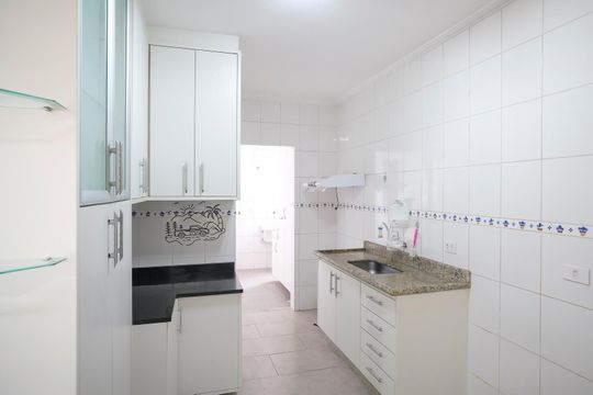 Cozinha de apartamento para alugar com 3 quartos, 99m² em Santa Paula, São Caetano do Sul