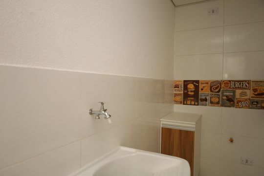 Área de Serviço de apartamento à venda com 2 quartos, 46m² em Vila Carmosina, São Paulo
