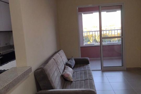Sala de apartamento para alugar com 2 quartos, 61m² em Vila Rica, Sorocaba