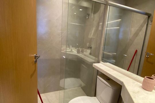 Banheiro 1 de apartamento para alugar com 3 quartos, 62m² em Samambaia, Brasília
