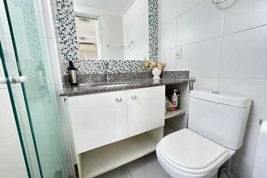 Banheiro da Suíte de apartamento à venda com 2 quartos, 70m² em Osvaldo Cruz, Rio de Janeiro
