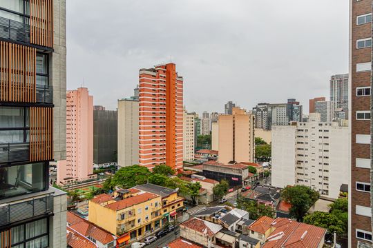 Varanda de apartamento para alugar com 1 quarto, 29m² em Pompeia, São Paulo