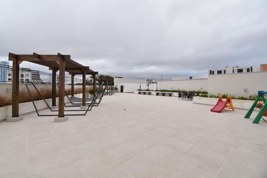 Área comum - Solaruim de apartamento para alugar com 1 quarto, 28m² em Portão, Curitiba