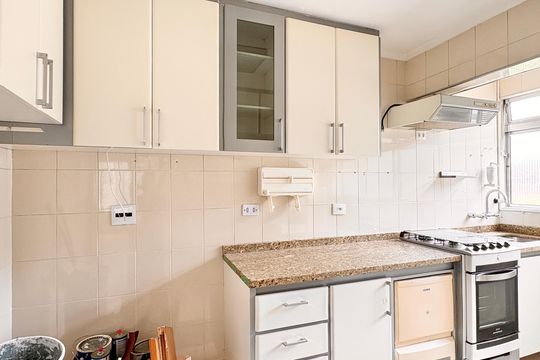 Cozinha de apartamento à venda com 3 quartos, 65m² em Moinho Velho, São Paulo