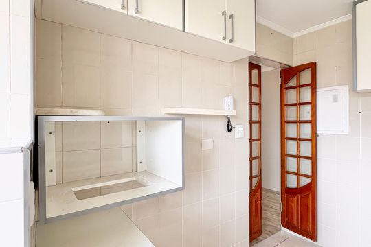 Cozinha de apartamento à venda com 3 quartos, 65m² em Moinho Velho, São Paulo