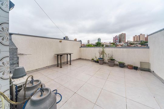 Varanda da Cobertura de apartamento à venda com 2 quartos, 86m² em Jardim, Santo André