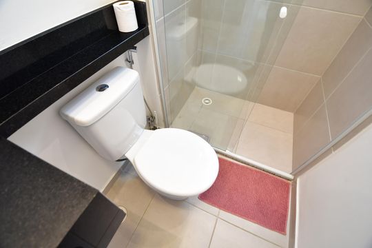 Banheiro Social de apartamento para alugar com 2 quartos, 54m² em Loteamento Remanso Campineiro, Hortolândia