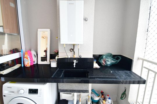 Área de Serviço de apartamento para alugar com 2 quartos, 54m² em Loteamento Remanso Campineiro, Hortolândia