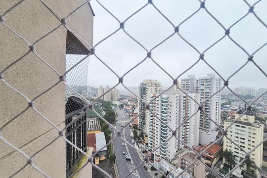 Varanda da Sala - vista de apartamento à venda com 3 quartos, 118m² em Baeta Neves, São Bernardo do Campo