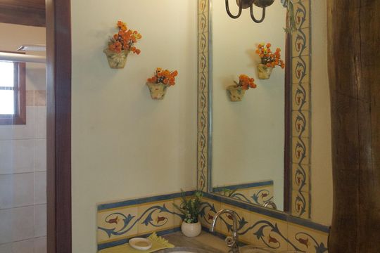 Banheiro da Área Gourmet de casa à venda com 4 quartos, 1000m² em Garças, Belo Horizonte