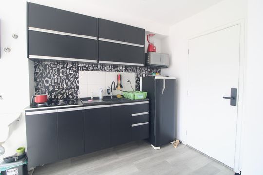 Cozinha de apartamento para alugar com 2 quartos, 35m² em Pedreira, São Paulo
