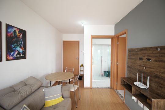 Sala de apartamento à venda com 1 quarto, 64m² em Santa Fe, Porto Alegre