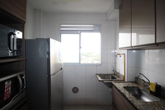 Cozinha de apartamento à venda com 1 quarto, 64m² em Santa Fe, Porto Alegre