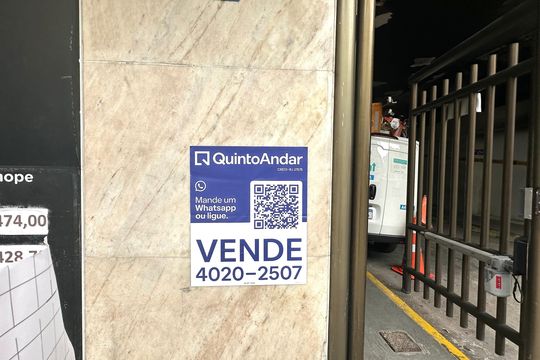 Placa de apartamento à venda com 1 quarto, 40m² em Copacabana, Rio de Janeiro