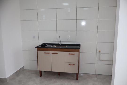 Cozinha de apartamento para alugar com 2 quartos, 37m² em Parque da Vila Prudente, São Paulo