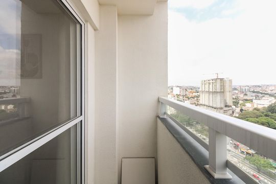 Varanda  de apartamento para alugar com 2 quartos, 42m² em Vila Esperança, São Paulo