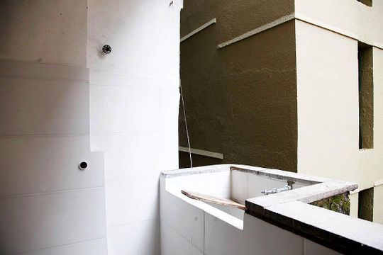 Cozinha + Área de Serviço de apartamento para alugar com 1 quarto, 50m² em Centro Histórico, Porto Alegre