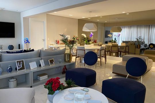 Sala de apartamento à venda com 3 quartos, 185m² em Barra Funda, São Paulo