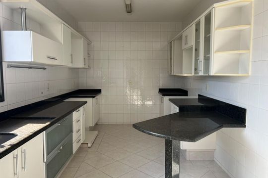 Cozinha de apartamento para alugar com 3 quartos, 201m² em Santa Mônica, Uberlândia