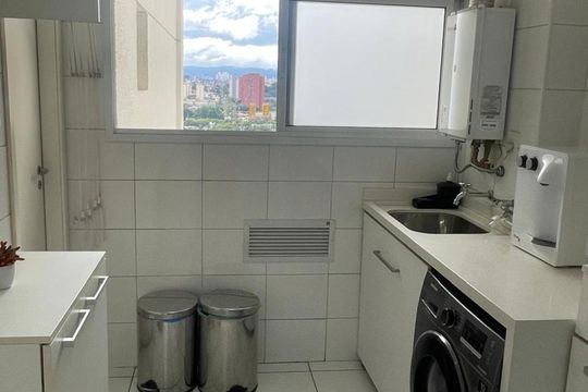 Área de serviço de apartamento à venda com 3 quartos, 132m² em Várzea da Barra Funda, São Paulo