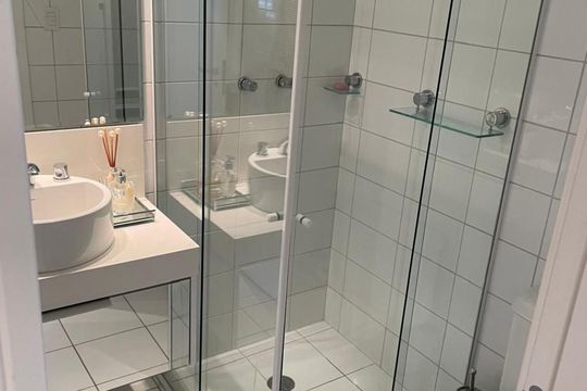 Banheiro de apartamento à venda com 3 quartos, 132m² em Várzea da Barra Funda, São Paulo