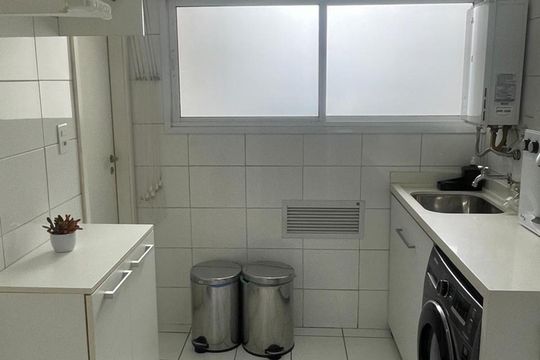 Área de serviço de apartamento à venda com 3 quartos, 132m² em Várzea da Barra Funda, São Paulo