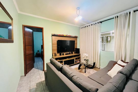 Sala de casa à venda com 2 quartos, 165m² em Vila Progresso, Santo André
