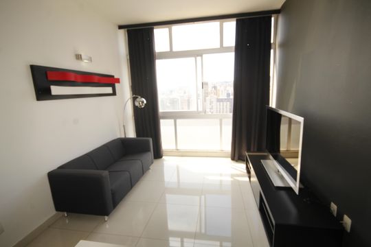 sala de apartamento à venda com 1 quarto, 70m² em Santo Agostinho, Belo Horizonte