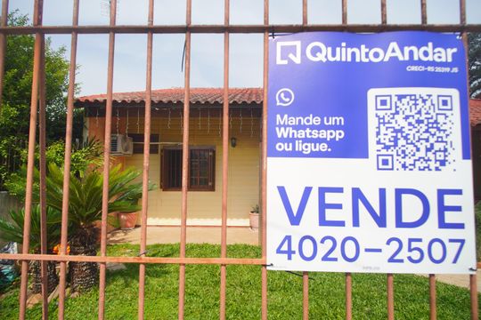 placa de casa para alugar com 3 quartos, 50m² em Santo Afonso, Novo Hamburgo