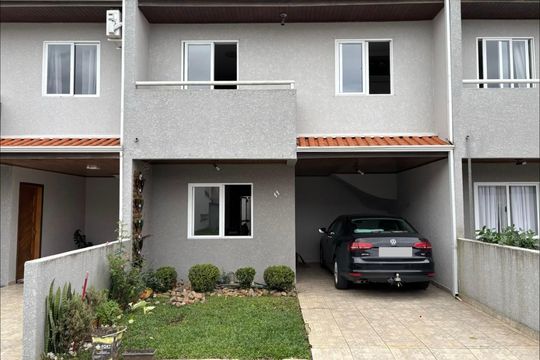 Fachada de casa de condomínio para alugar com 3 quartos, 80m² em Novo Mundo, Curitiba