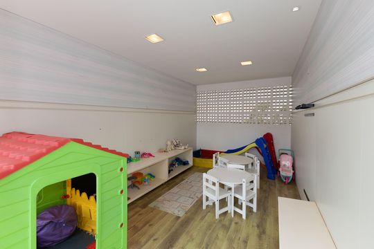 Área comum - Brinquedoteca de apartamento para alugar com 2 quartos, 87m² em Vila da Serra, Nova Lima