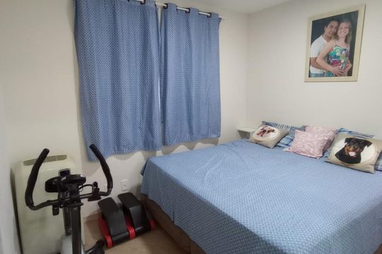 Quarto de apartamento à venda com 3 quartos, 70m² em Jardim Santa Rosa, Valinhos