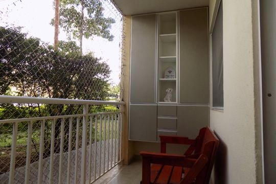 Varanda de apartamento à venda com 3 quartos, 70m² em Jardim Santa Rosa, Valinhos