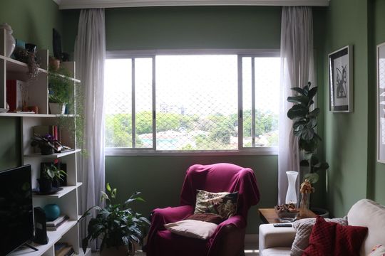 Sala de apartamento para alugar com 2 quartos, 63m² em Bela Aliança, São Paulo