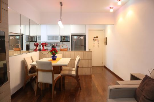 Sala de apartamento à venda com 2 quartos, 60m² em Carandiru, São Paulo