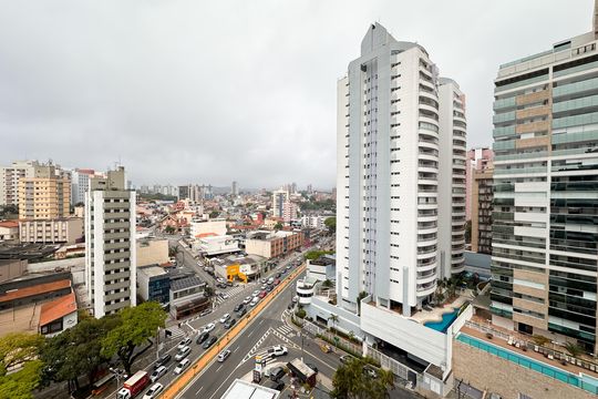 Vista da Sacada de apartamento à venda com 3 quartos, 143m² em Centro, São Bernardo do Campo