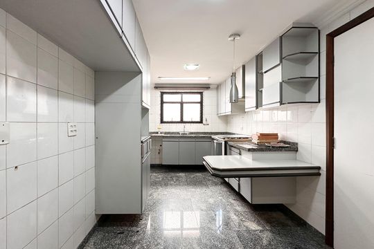 Cozinha de apartamento à venda com 3 quartos, 143m² em Centro, São Bernardo do Campo