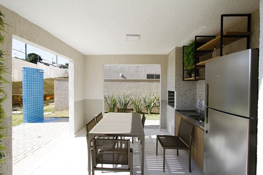 Área comum - Churrasqueira de apartamento para alugar com 2 quartos, 48m² em Palmeiras, Belo Horizonte