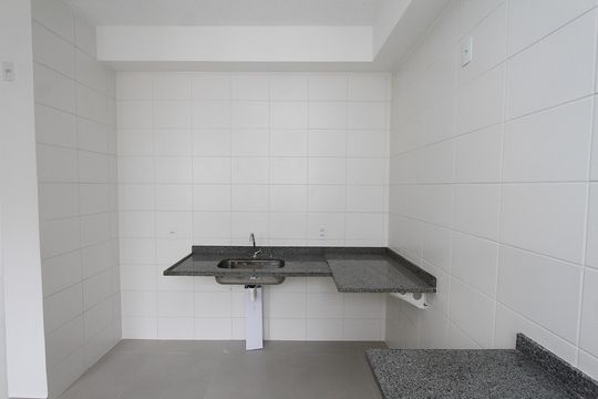 Cozinha de apartamento para alugar com 2 quartos, 48m² em Palmeiras, Belo Horizonte